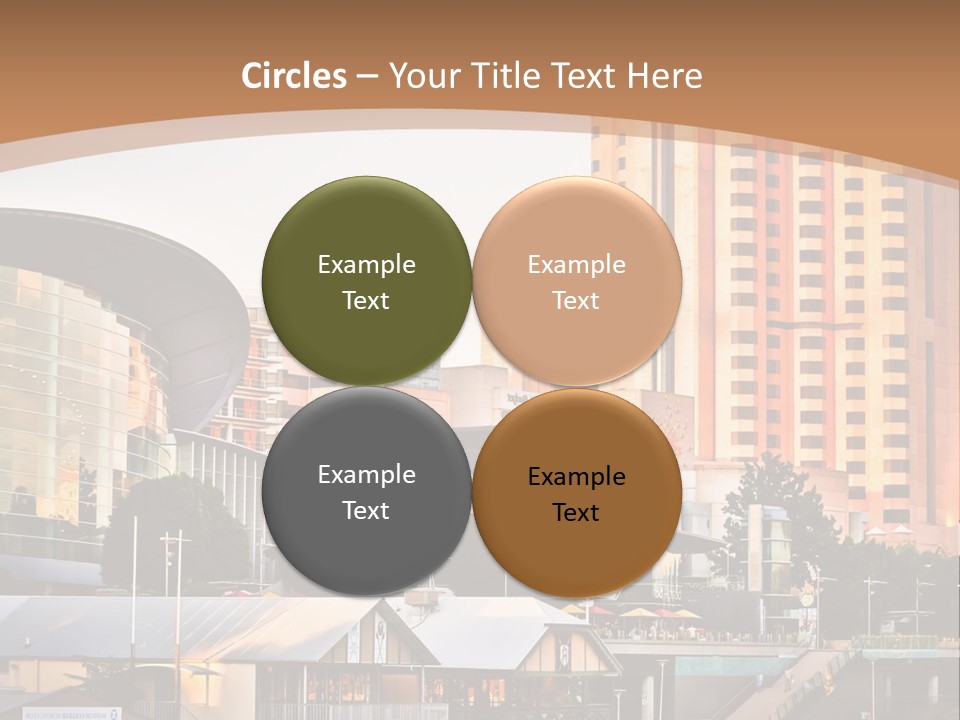 Building Water People PowerPoint Template