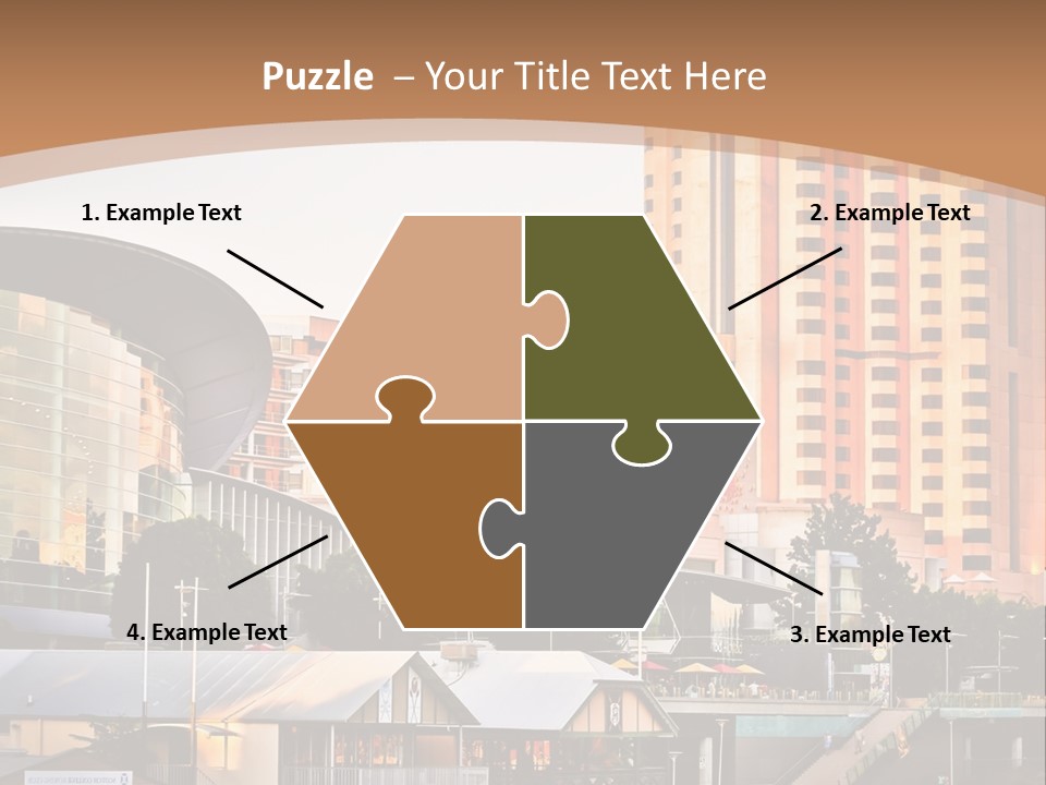 Building Water People PowerPoint Template