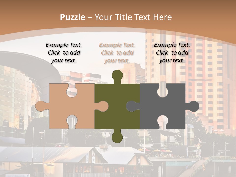 Building Water People PowerPoint Template