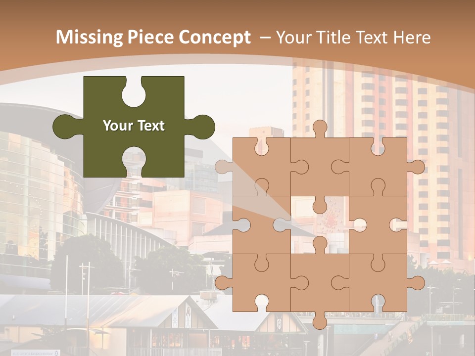 Building Water People PowerPoint Template