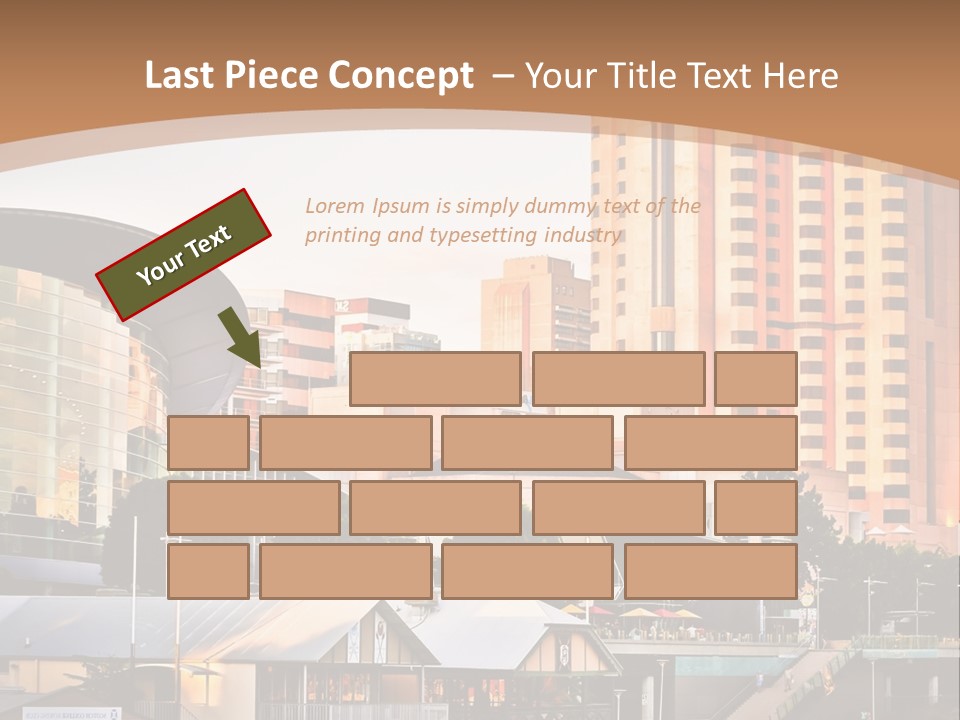 Building Water People PowerPoint Template