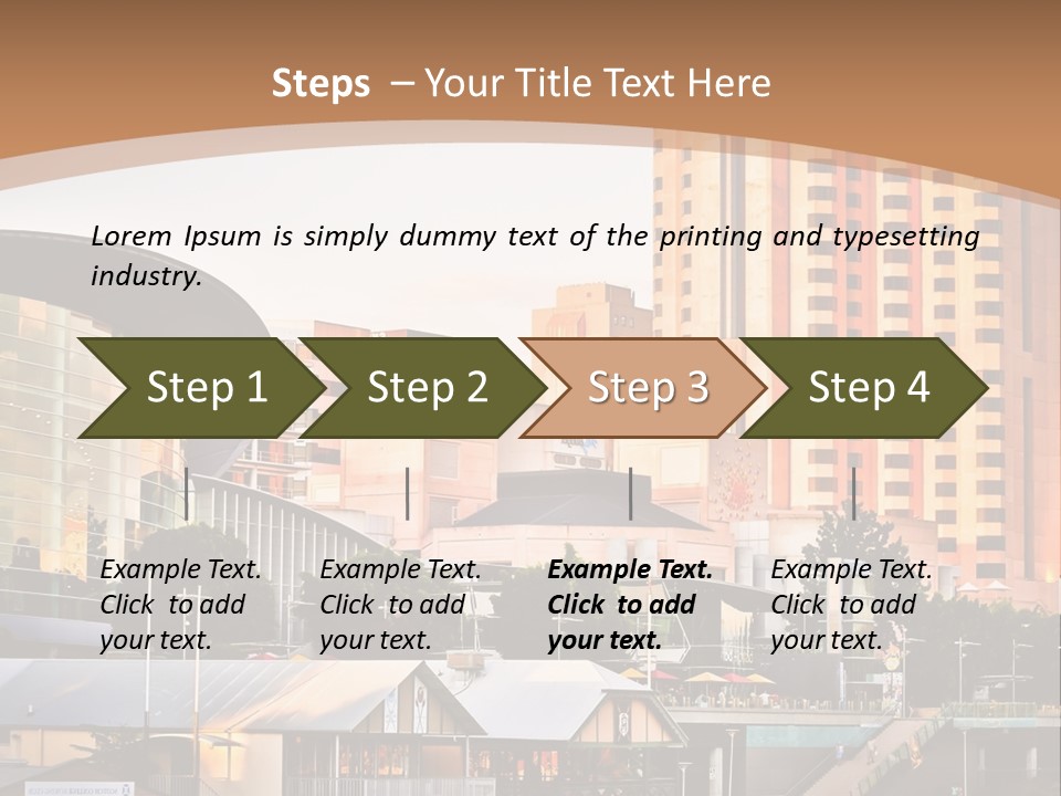 Building Water People PowerPoint Template