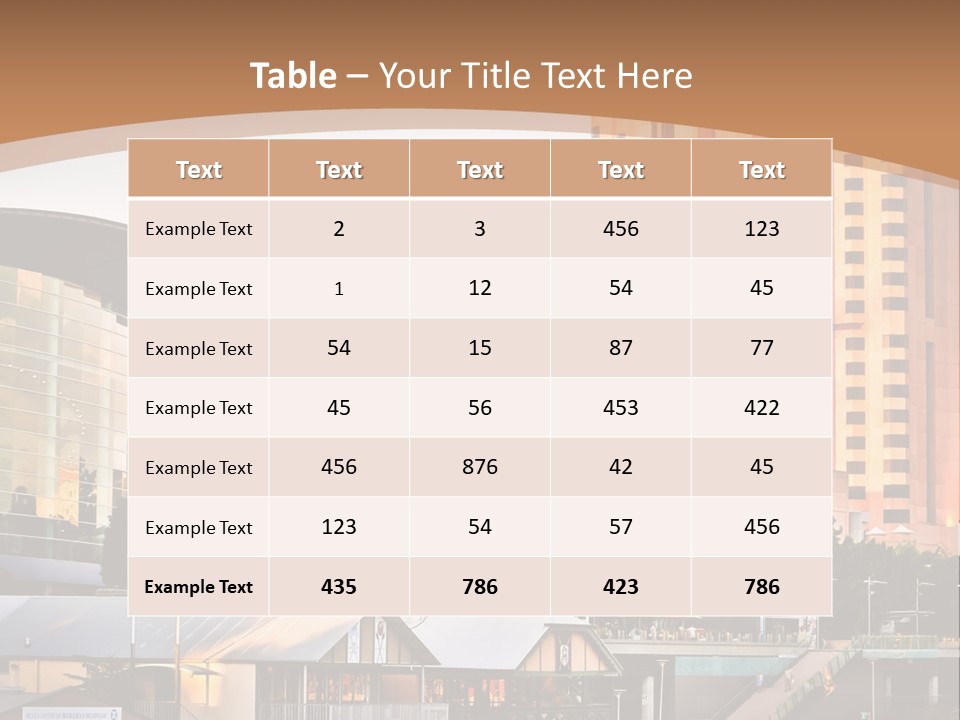 Building Water People PowerPoint Template