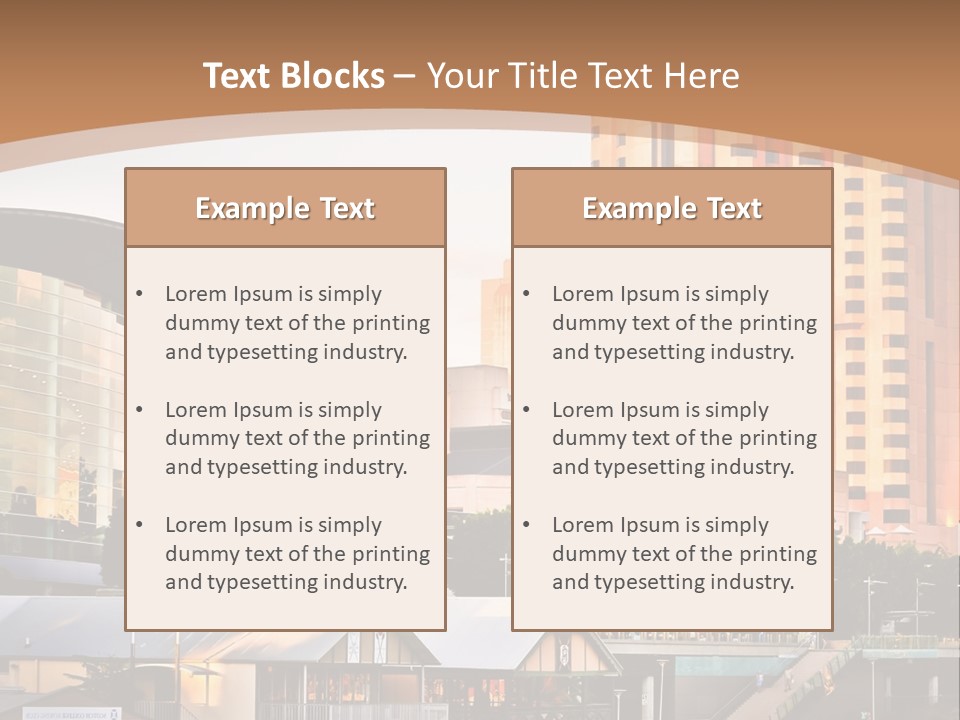 Building Water People PowerPoint Template
