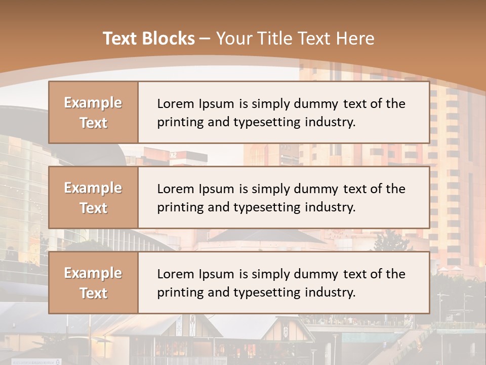 Building Water People PowerPoint Template