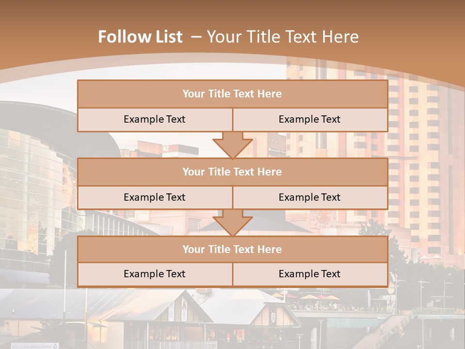 Building Water People PowerPoint Template