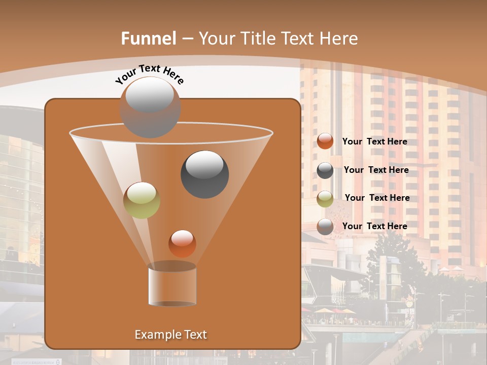 Building Water People PowerPoint Template