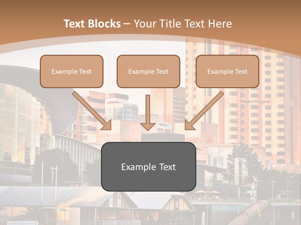 Building Water People PowerPoint Template