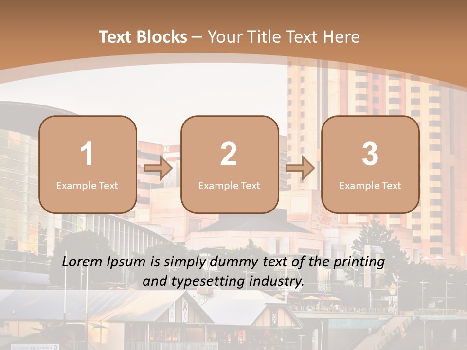 Building Water People PowerPoint Template