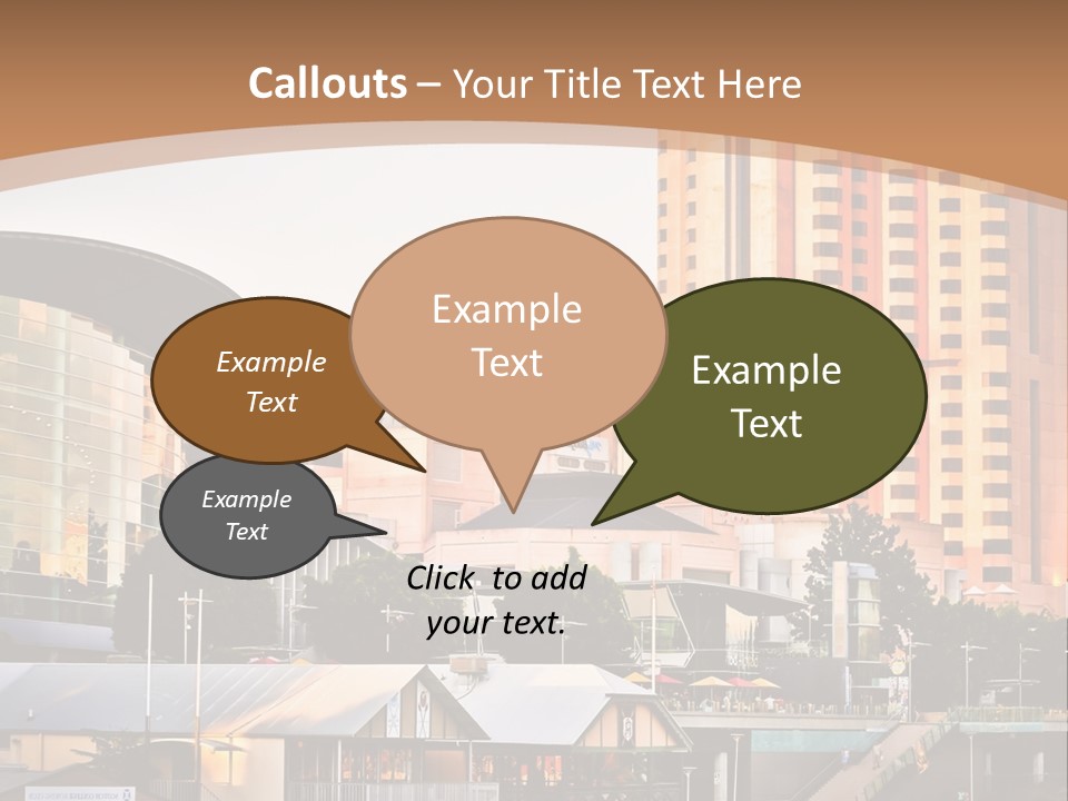 Building Water People PowerPoint Template