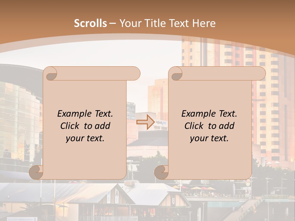 Building Water People PowerPoint Template
