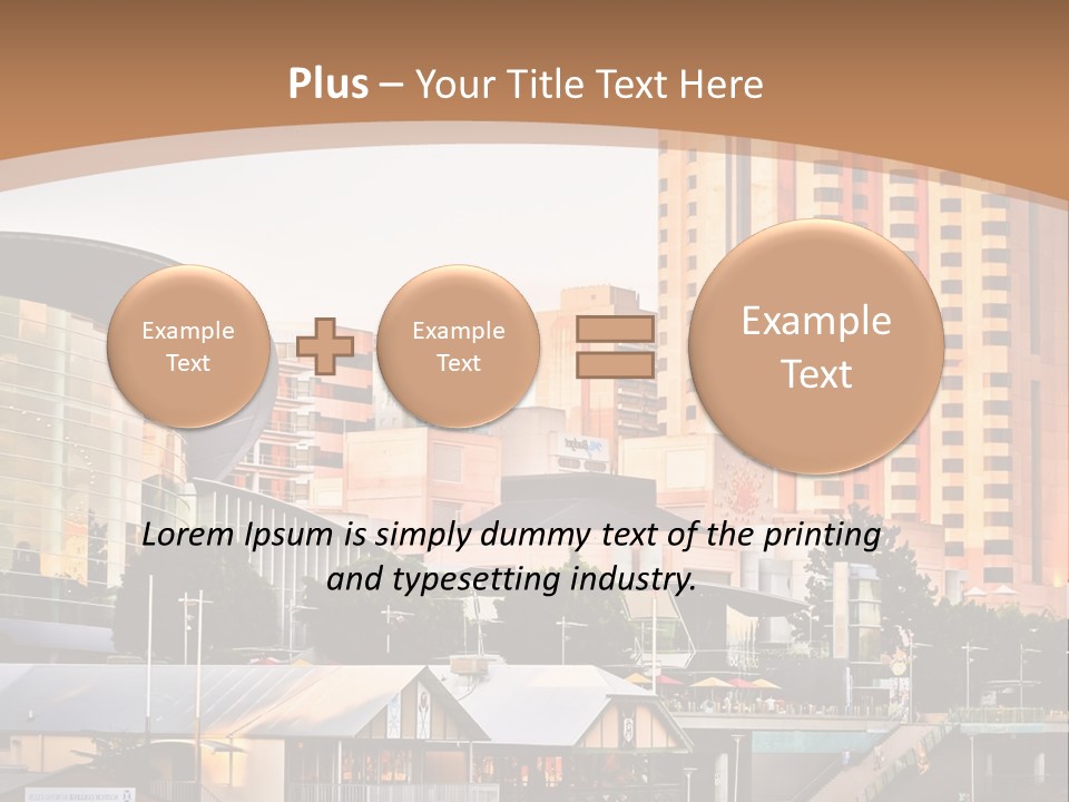 Building Water People PowerPoint Template