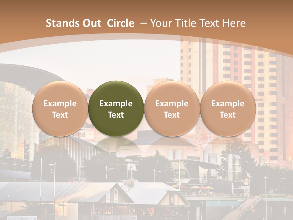 Building Water People PowerPoint Template