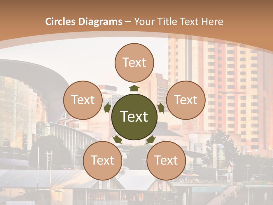 Building Water People PowerPoint Template