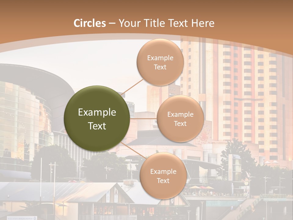 Building Water People PowerPoint Template