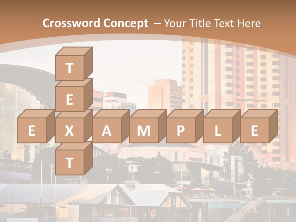 Building Water People PowerPoint Template