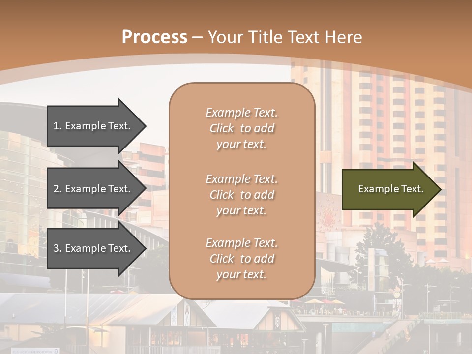 Building Water People PowerPoint Template