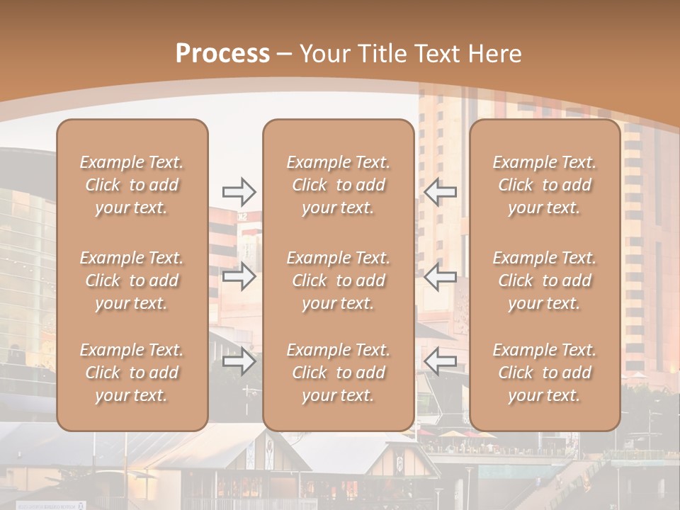 Building Water People PowerPoint Template