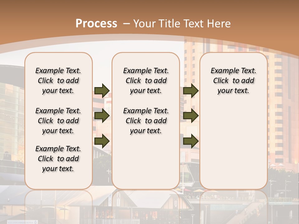 Building Water People PowerPoint Template