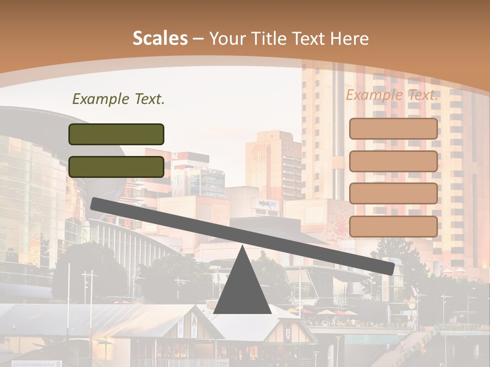 Building Water People PowerPoint Template