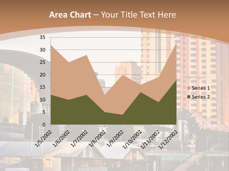Building Water People PowerPoint Template