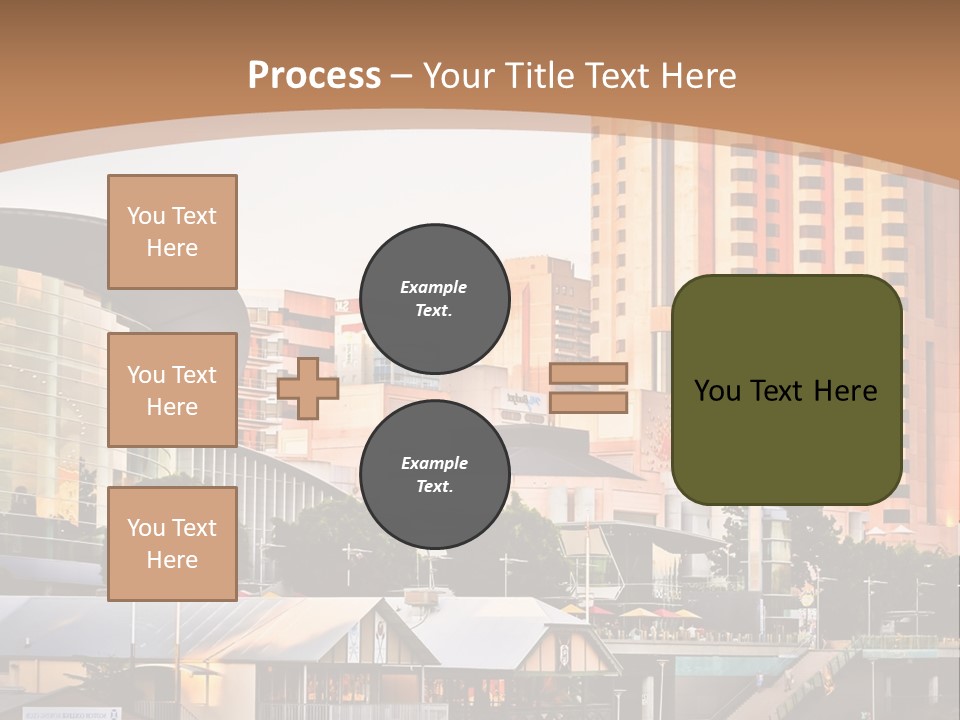Building Water People PowerPoint Template
