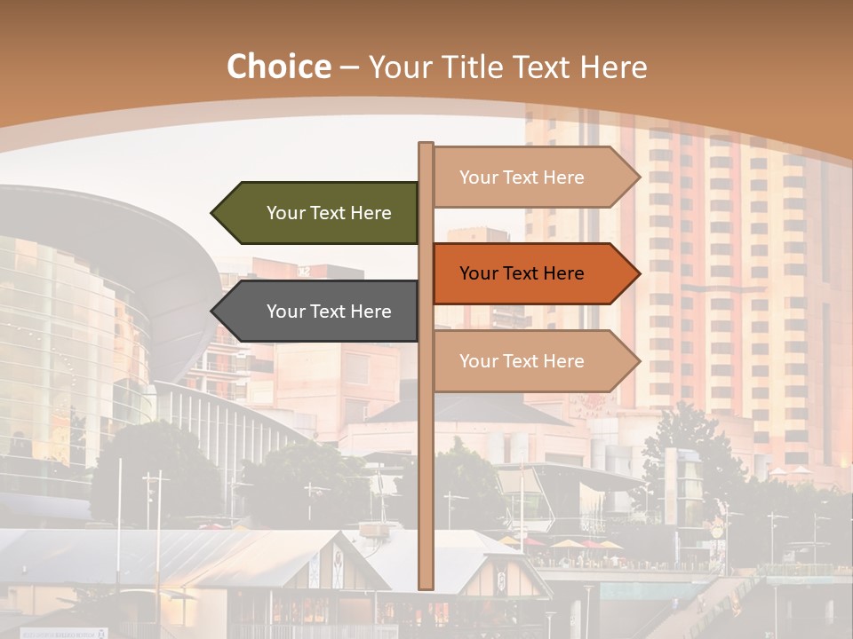 Building Water People PowerPoint Template