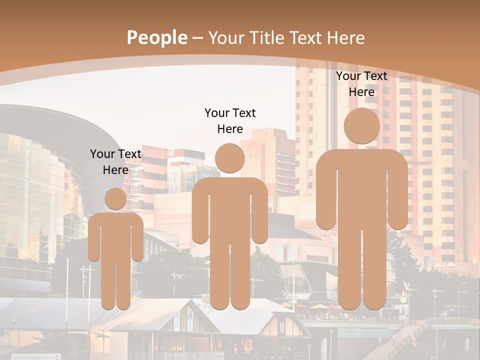 Building Water People PowerPoint Template