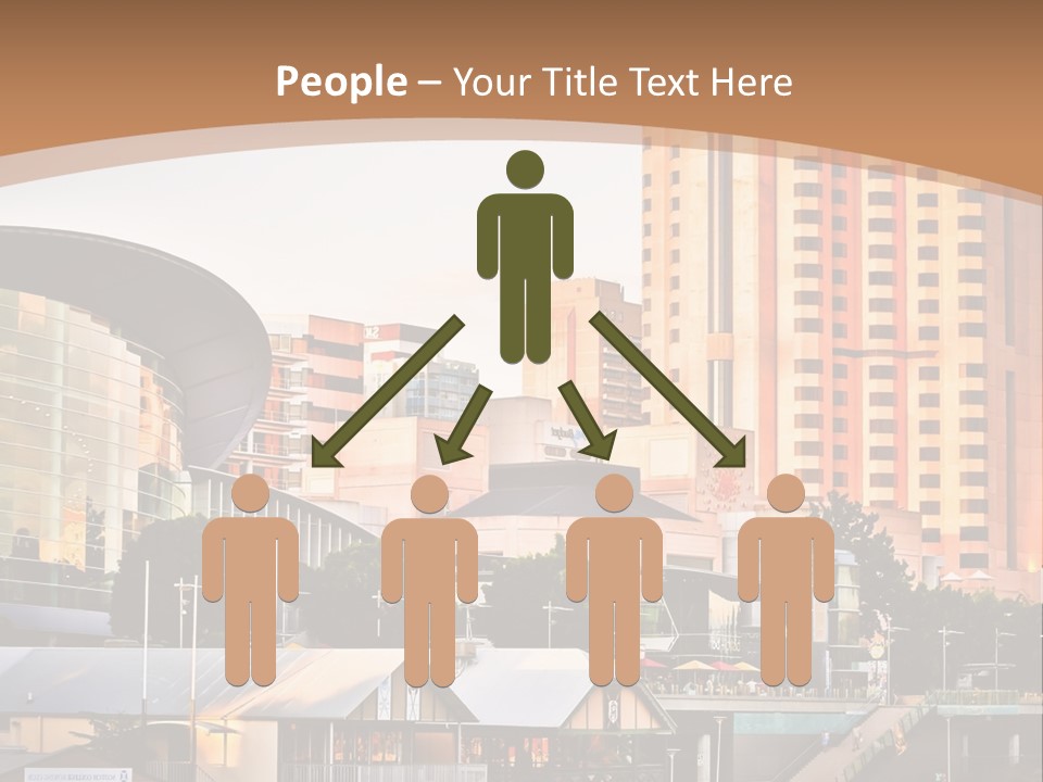Building Water People PowerPoint Template