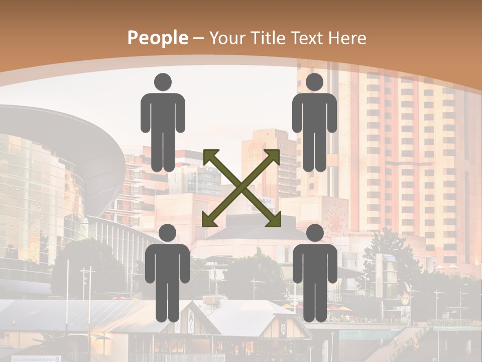 Building Water People PowerPoint Template