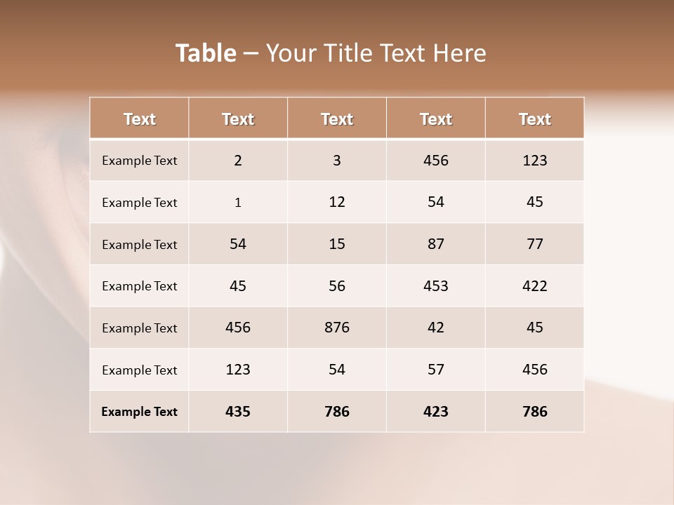 Lady Healthy Woman PowerPoint Template