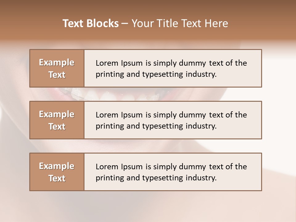 Lady Healthy Woman PowerPoint Template