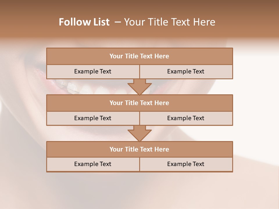 Lady Healthy Woman PowerPoint Template