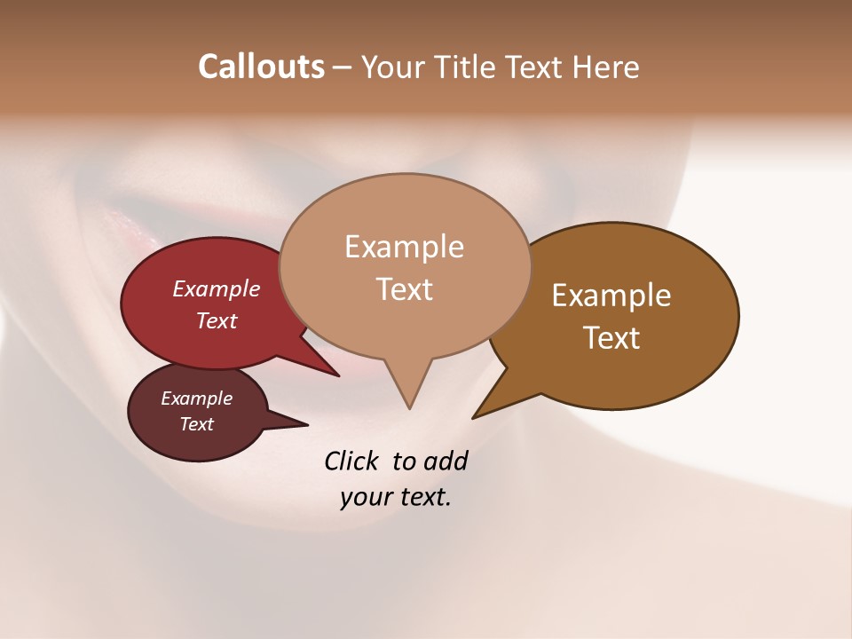 Lady Healthy Woman PowerPoint Template