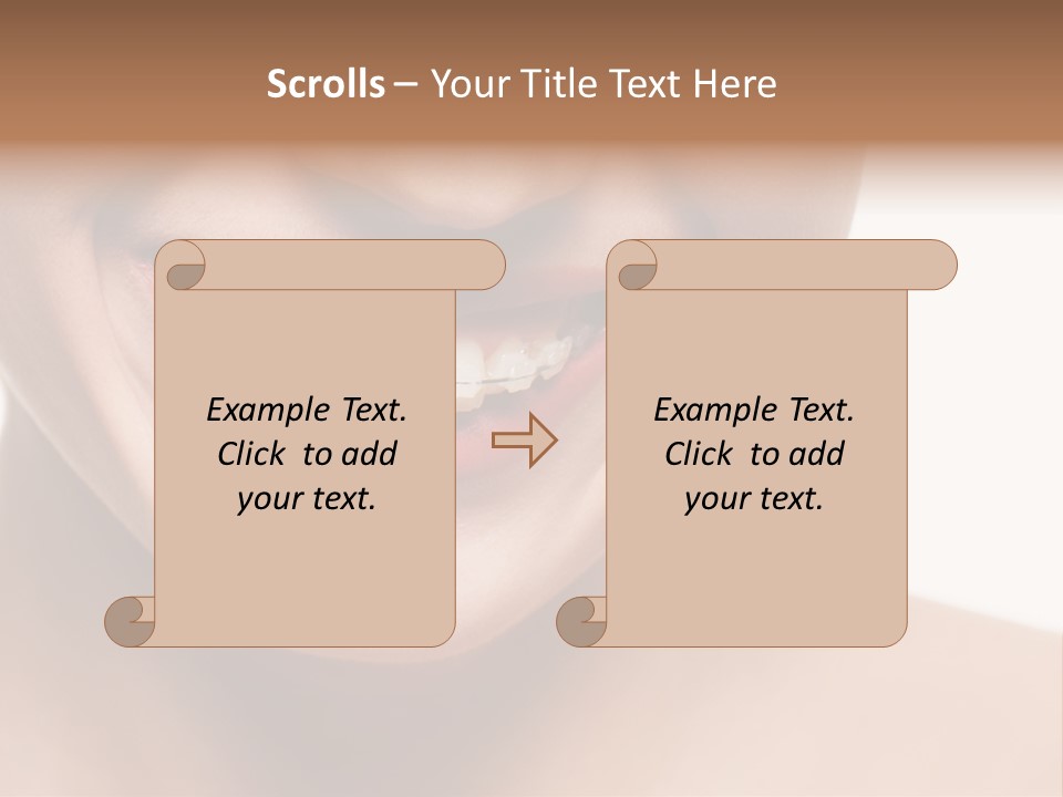 Lady Healthy Woman PowerPoint Template