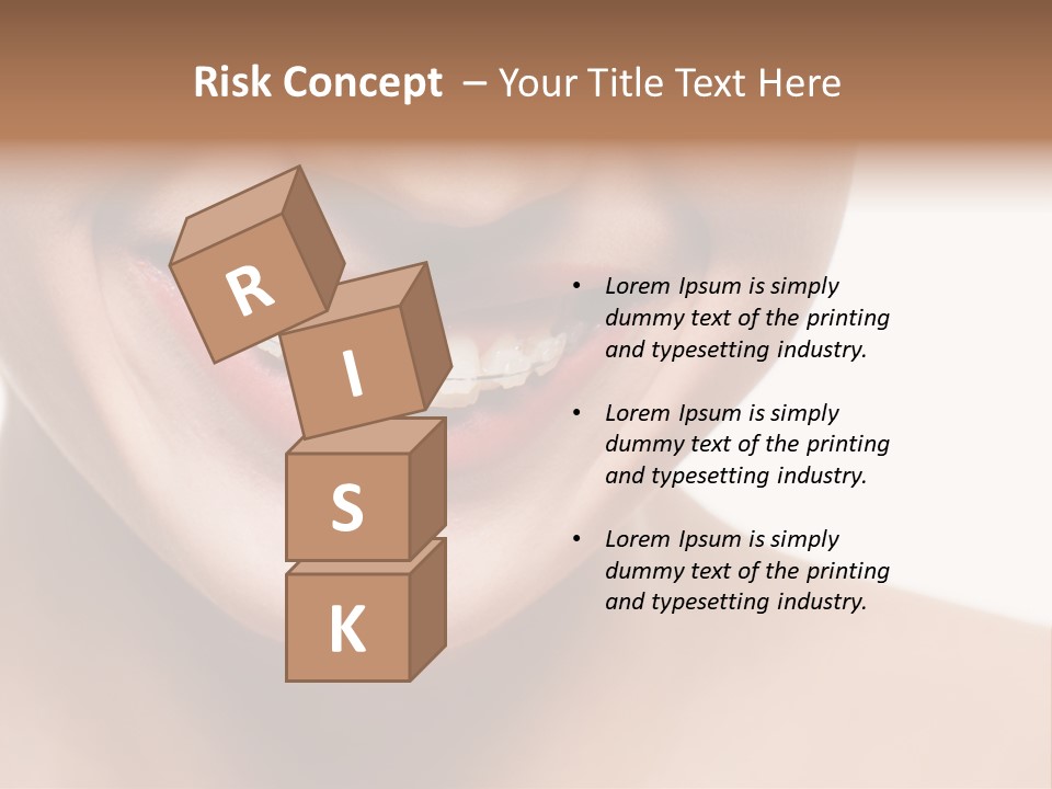 Lady Healthy Woman PowerPoint Template