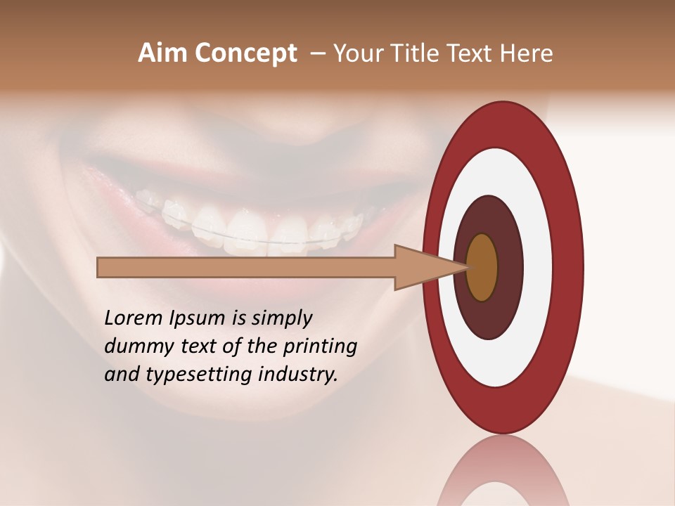 Lady Healthy Woman PowerPoint Template