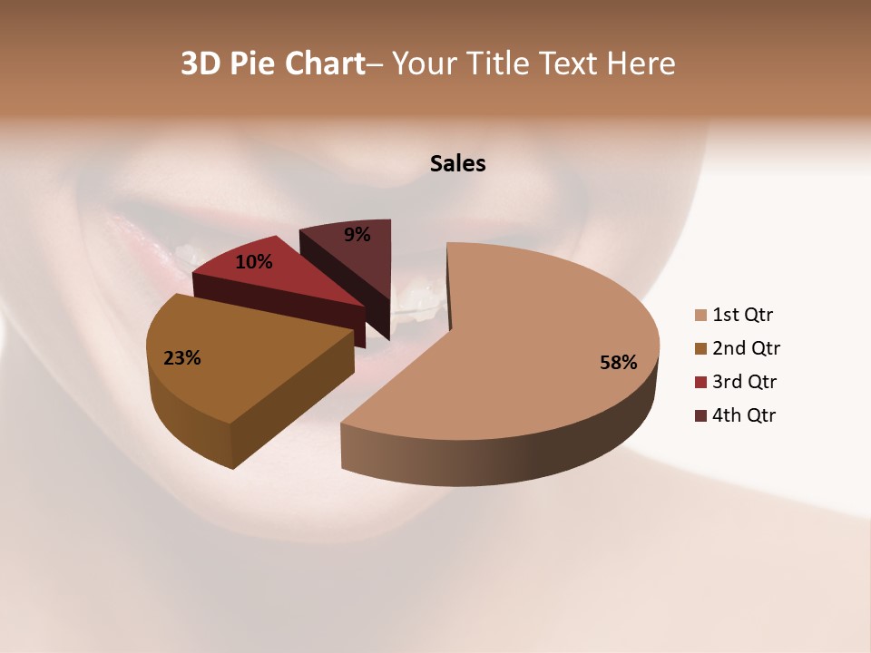 Lady Healthy Woman PowerPoint Template