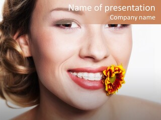 Smile Funny White PowerPoint Template