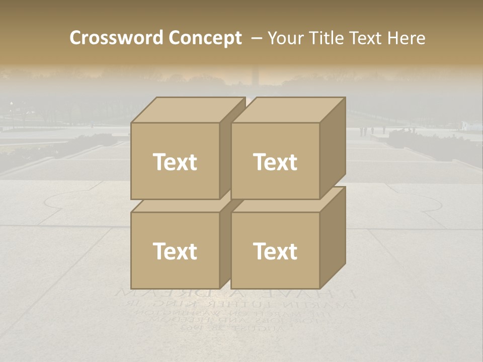 Columbia American Architecture PowerPoint Template
