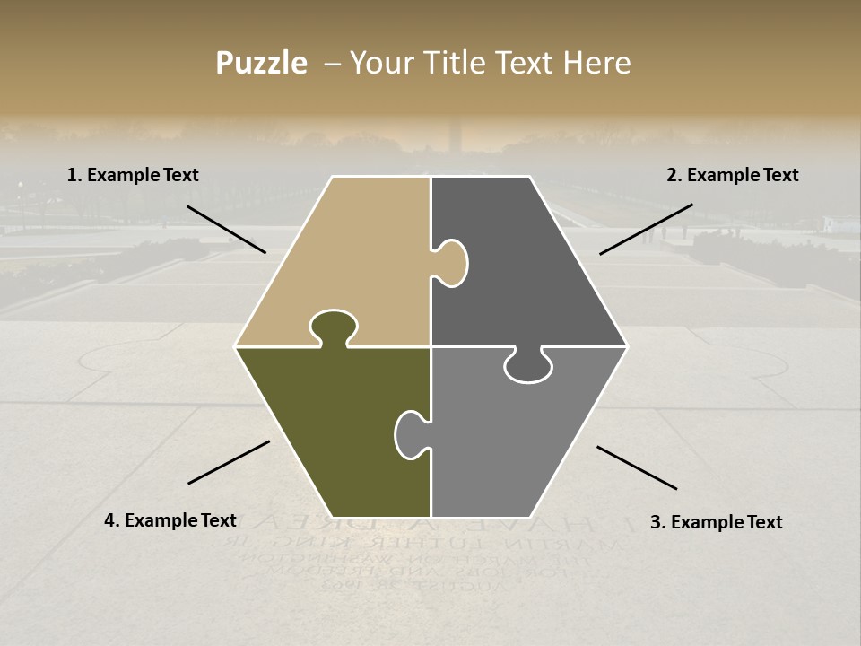 Columbia American Architecture PowerPoint Template
