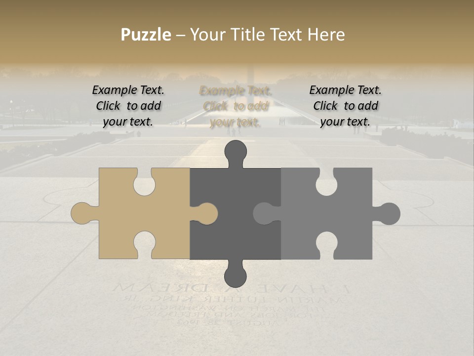 Columbia American Architecture PowerPoint Template