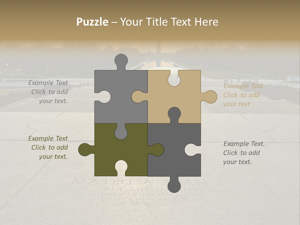 Columbia American Architecture PowerPoint Template