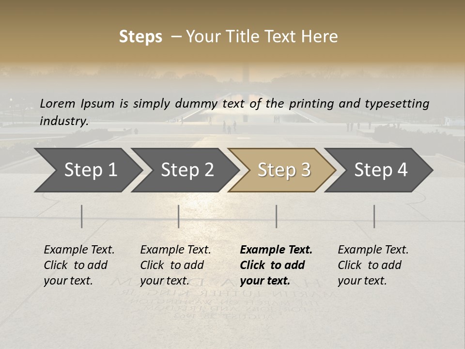 Columbia American Architecture PowerPoint Template
