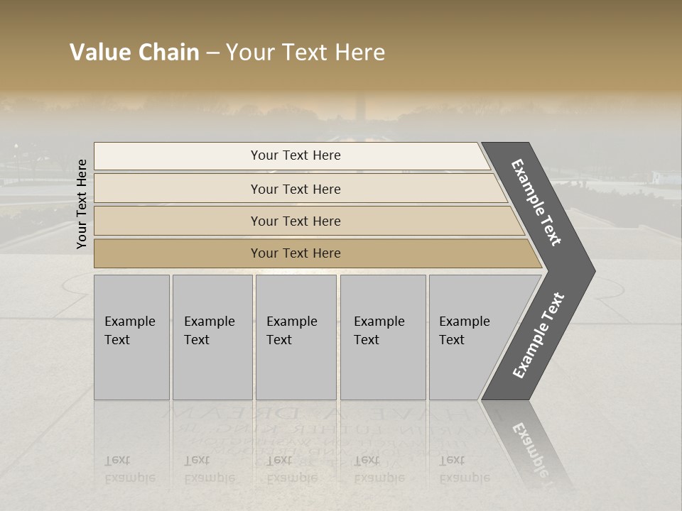 Columbia American Architecture PowerPoint Template