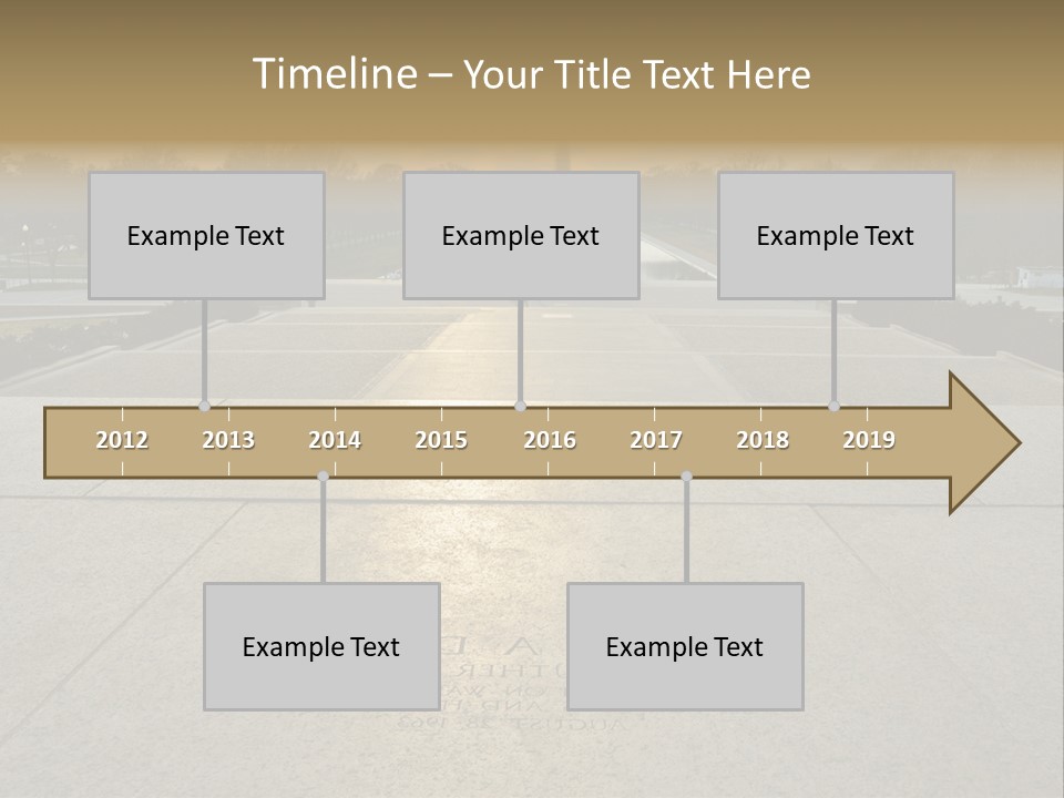 Columbia American Architecture PowerPoint Template