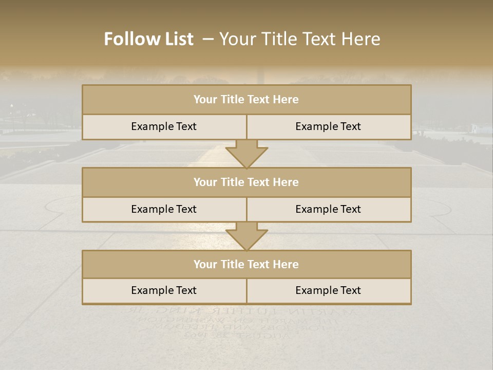Columbia American Architecture PowerPoint Template