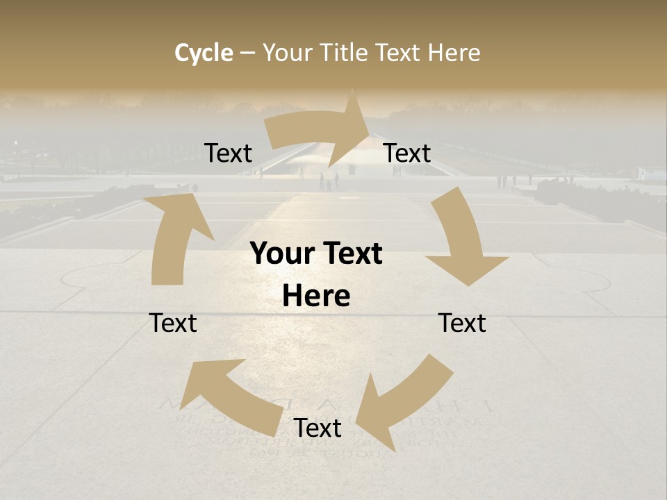 Columbia American Architecture PowerPoint Template