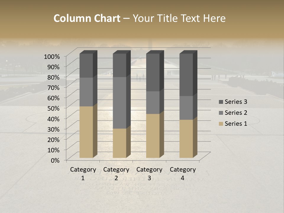 Columbia American Architecture PowerPoint Template
