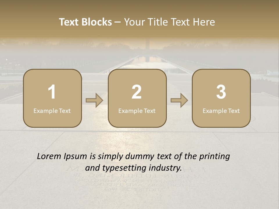 Columbia American Architecture PowerPoint Template